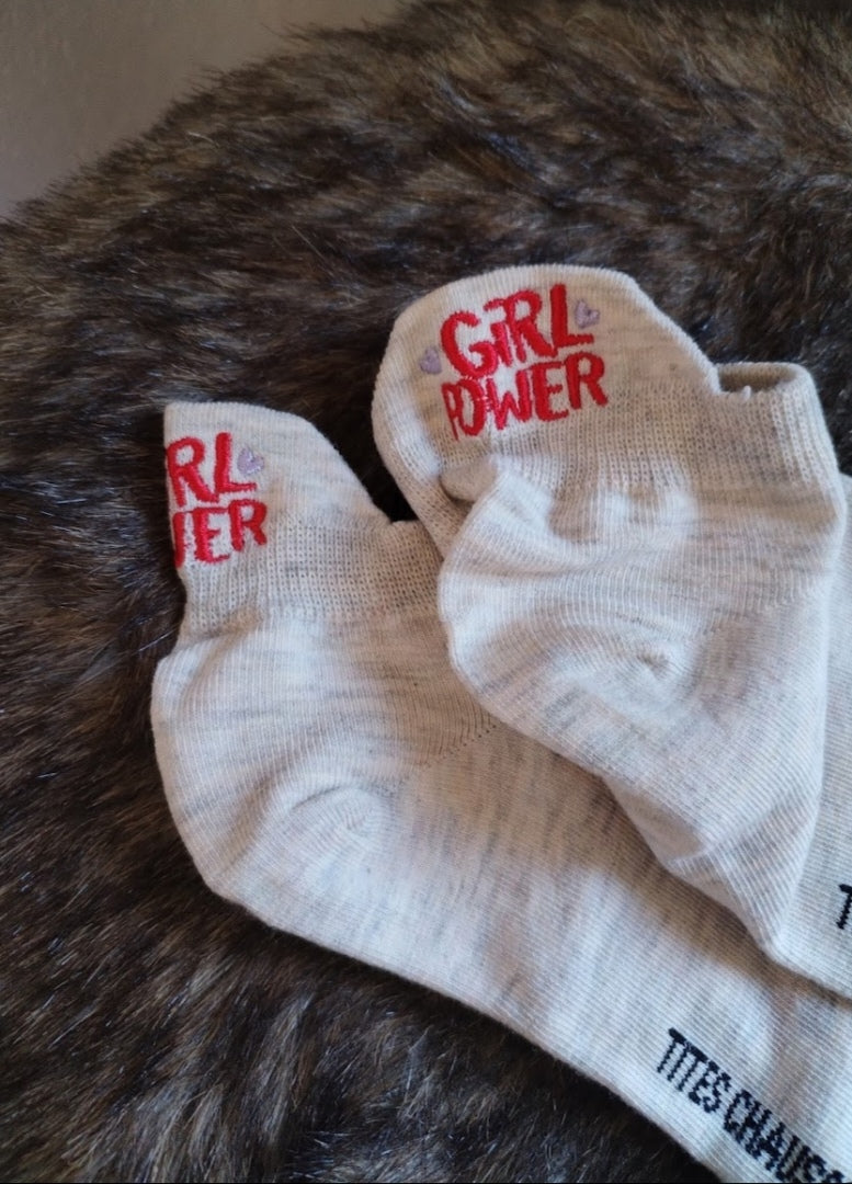Girl Power Sneaker Socken
