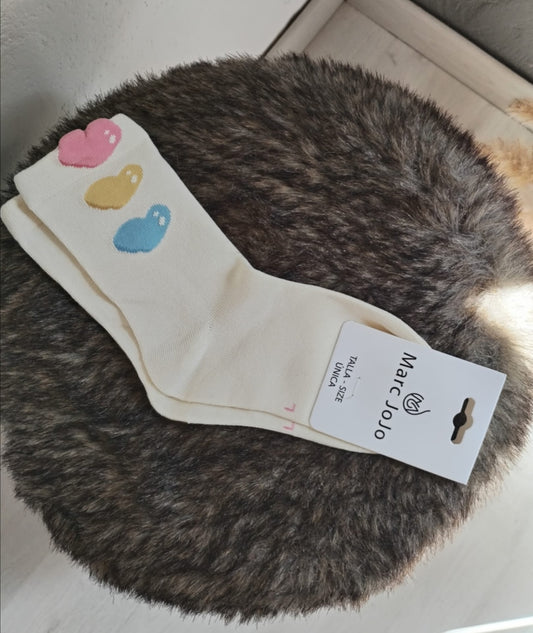 Kindersocken mit Herz Motiv
