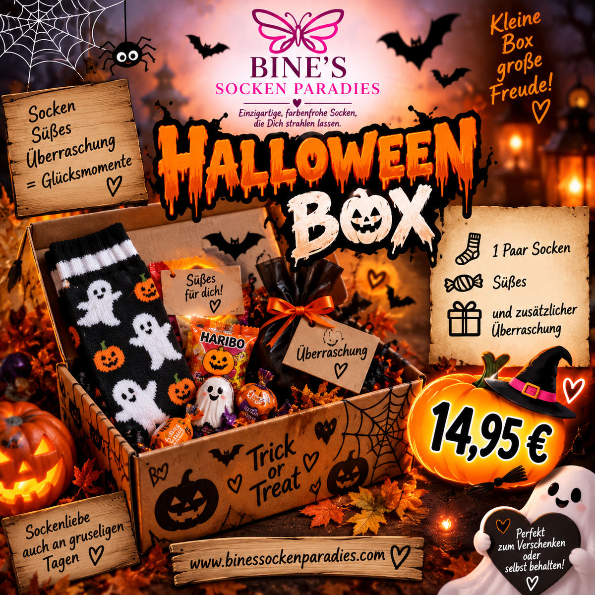 Halloween Socken Box