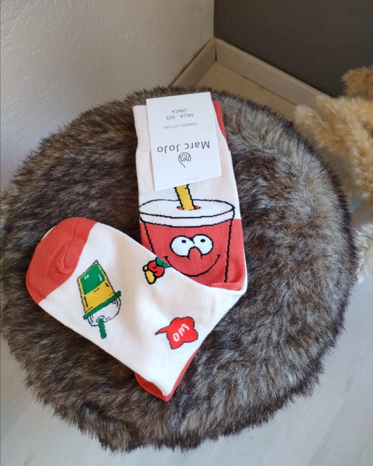 Stylische Kaffee Socken