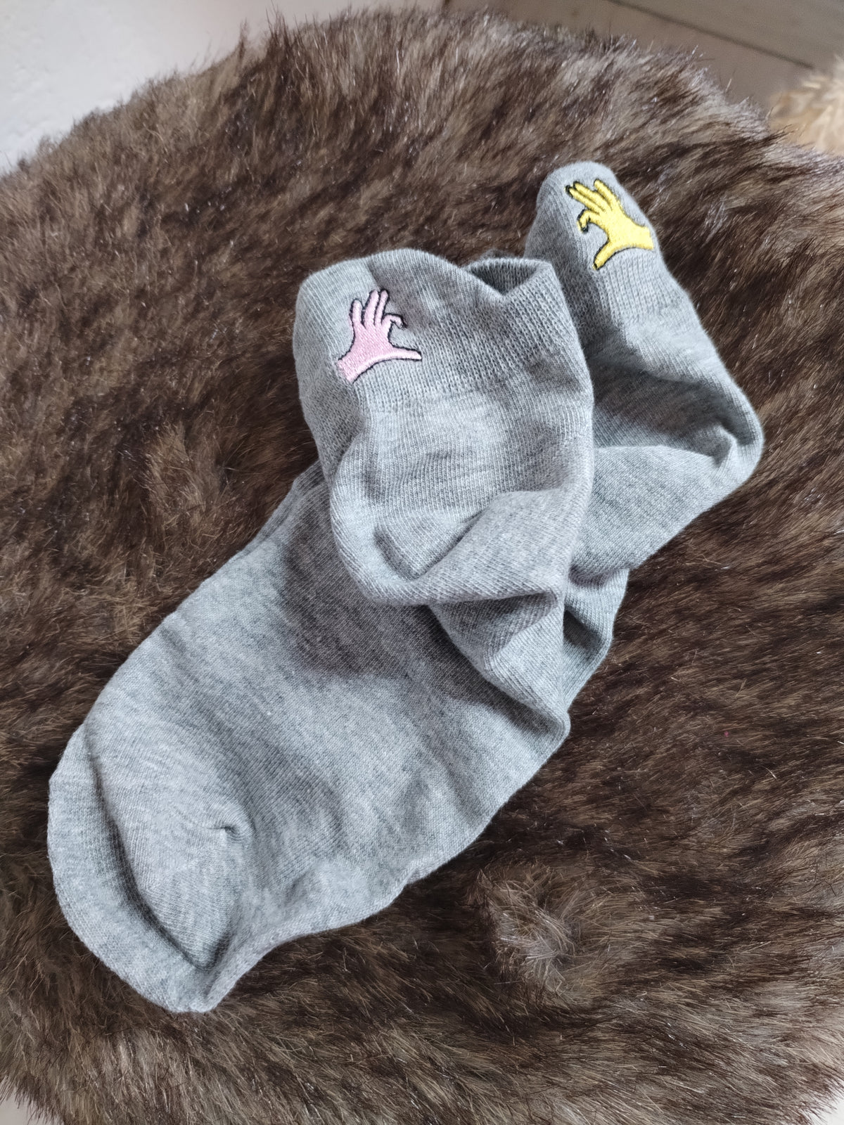 Sneaker Socken mit Herz